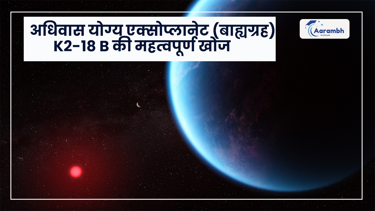 अधिवास योग्य एक्सोप्लानेट (बाह्यग्रह) K2-18 b की महत्वपूर्ण खोज