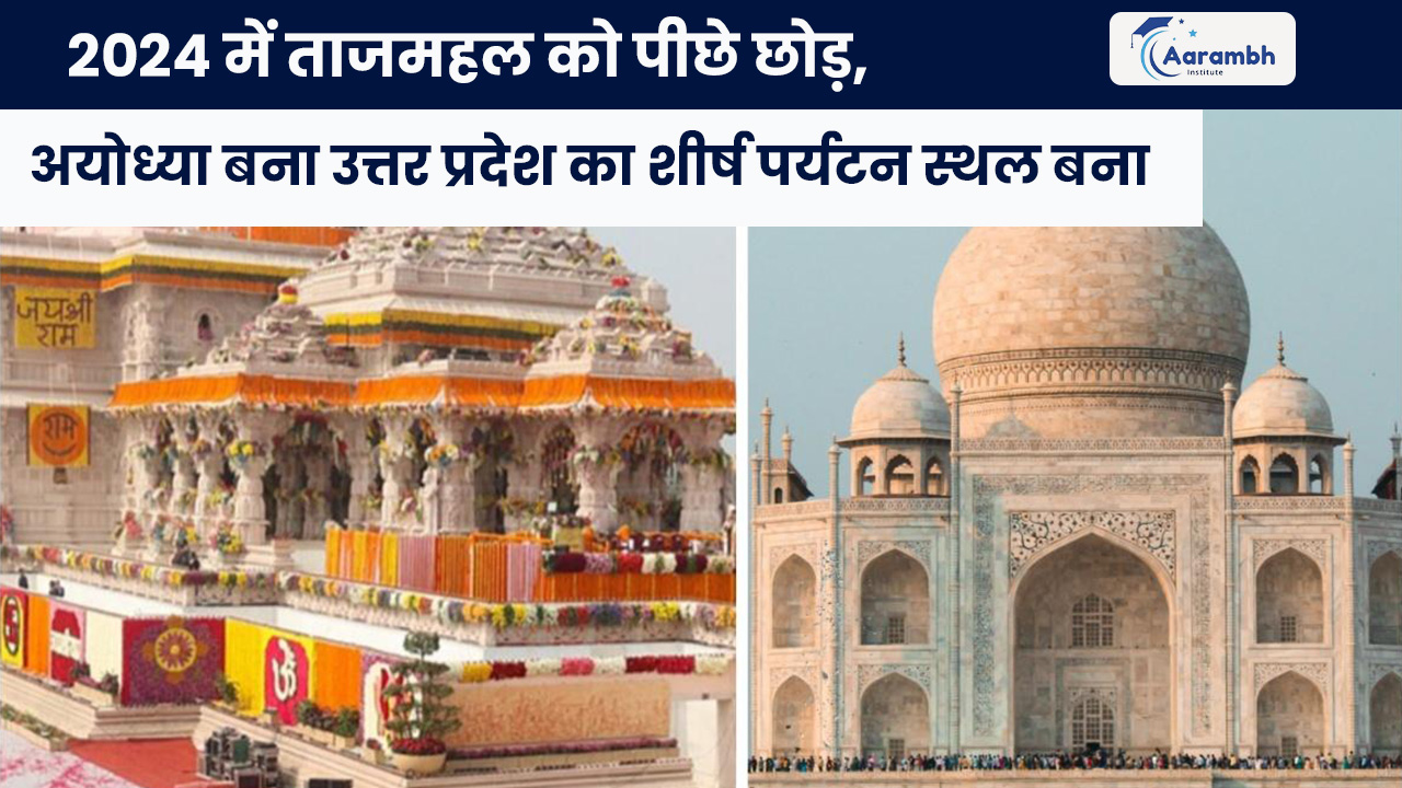 2024 में ताजमहल को पीछे छोड़, अयोध्या बना उत्तर प्रदेश का शीर्ष पर्यटन स्थल बना