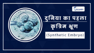 Read more about the article दुनिया का पहला कृत्रिम भ्रूण (Synthetic Embryo)