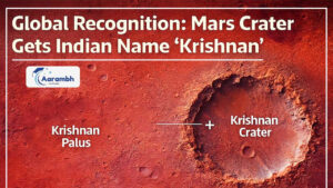 Read more about the article Global Recognition: Mars Crater Gets Indian Name ‘Krishnan’