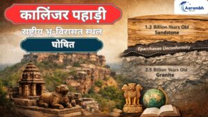 Read more about the article कालिंजर पहाड़ी को राष्ट्रीय भू-विरासत स्थल घोषित