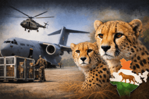 Read more about the article बोत्सवाना से 9 नए चीते कूनो राष्ट्रीय उद्यान पहुंचे